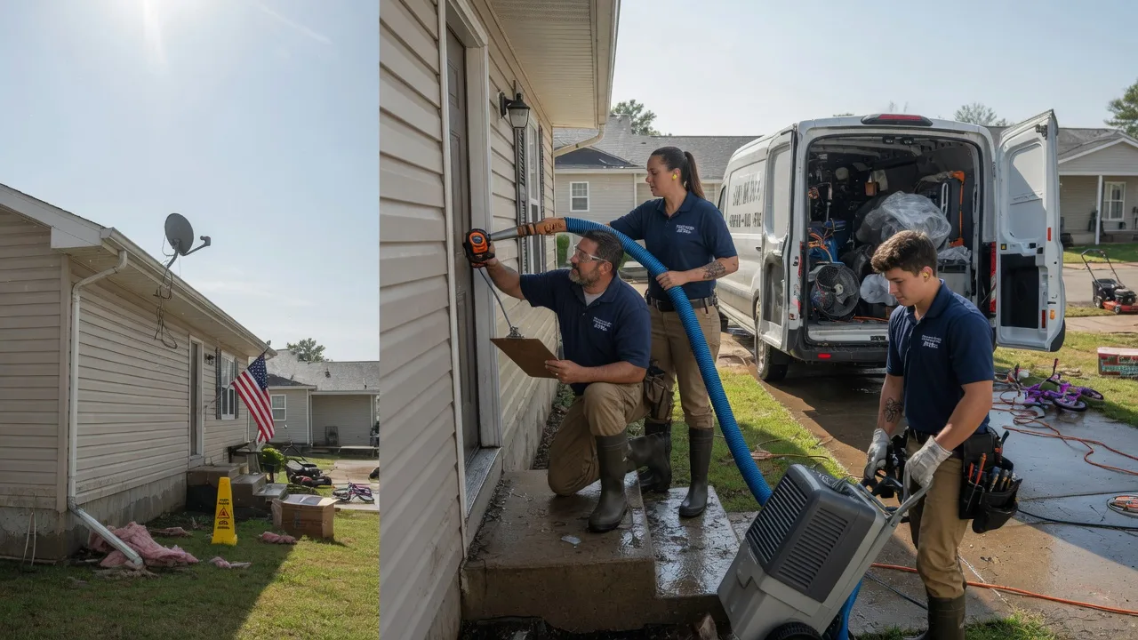 Ceiling Water Damage Restoration in Yorktown, IN near me